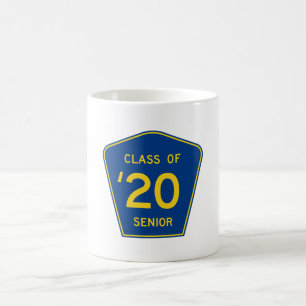 Stilvolles Landkreis-Wegzeichen   Klasse 2020 Kaffeetasse