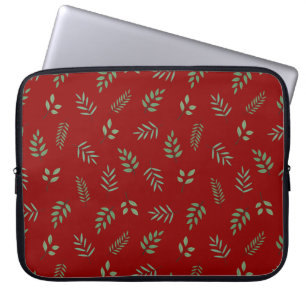 Stilvolles Leaf Print Laptop Schlauch - 15" Neopre Laptopschutzhülle