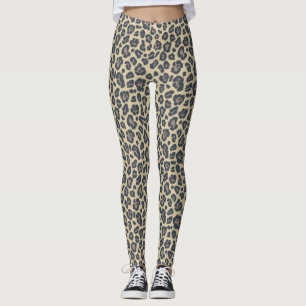 Stilvolles Leopard-Druckmuster Leggings