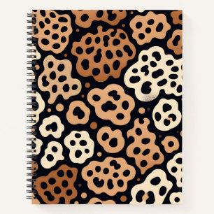 Stilvolles Leopard Skin Notebook Notizbuch