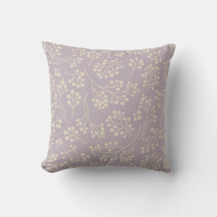 Stilvolles Lilac Floral Pattern Modernes Bauernhau Kissen