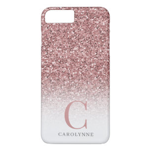 Stilvolles, Mädchenhaftes, Roségold Glitter Ombre  Case-Mate iPhone Hülle