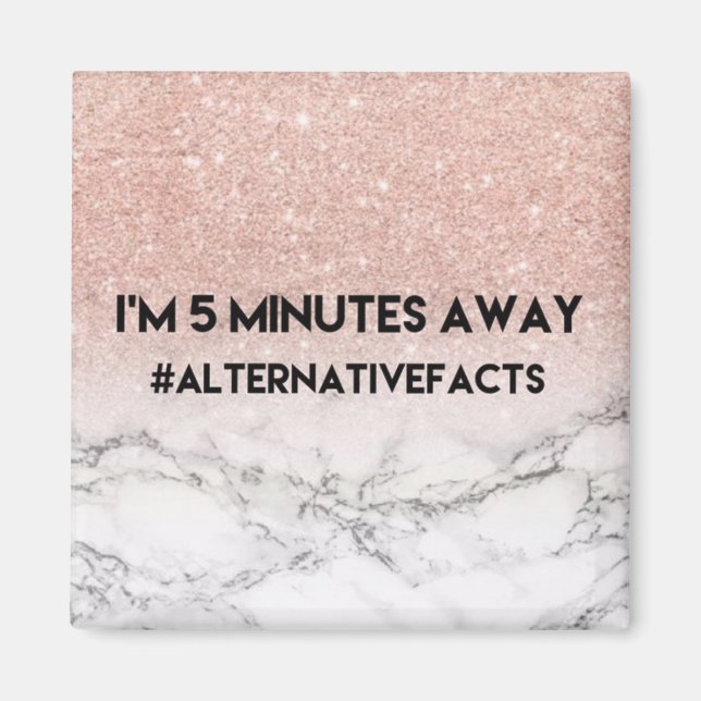 Stilvolles Marble Alternative Facts Magnet (Vorne)
