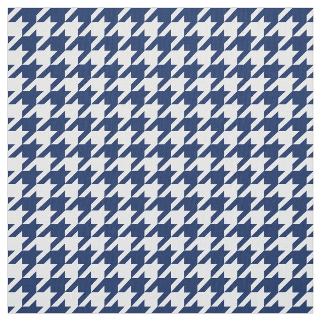 Stilvolles Marine-Blau-und Stoff (Muster)