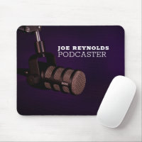 Stilvolles Mikrofon, Podcaster, Podcast