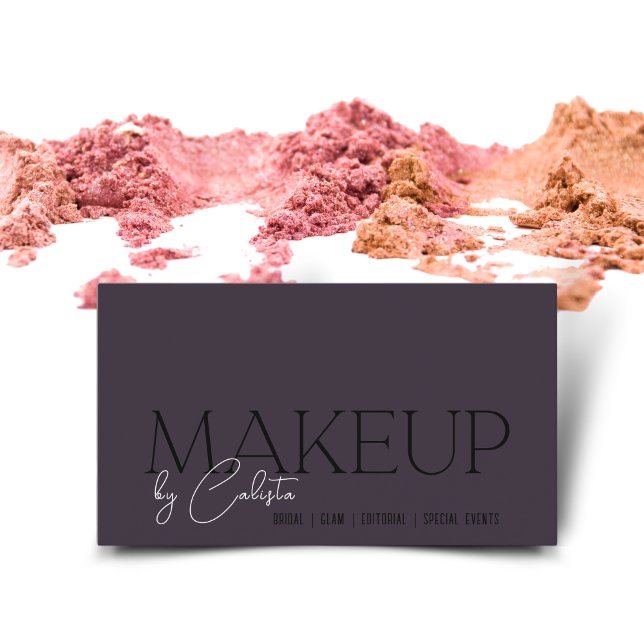 Stilvolles minimalistisches Grafik-Makeup mit "Ihr Visitenkarte (Von Creator hochgeladen)