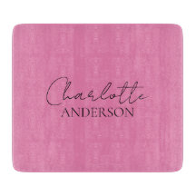 Stilvolles minimalistisches Monogramm Name Rosa