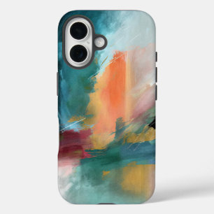 Stilvolles modernes abstraktes Muster iPhone 16 Hülle