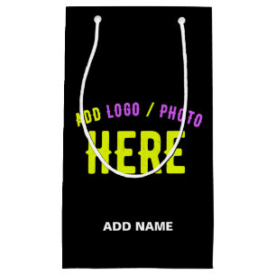 STILVOLLES MODERNES ANPASSBARES SCHWARZES VERIFIZI KLEINE GESCHENKTÜTE