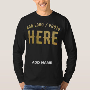 STILVOLLES MODERNES ANPASSBARES SCHWARZES VERIFIZI T-Shirt