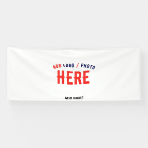 STILVOLLES MODERNES ANPASSBARES WEIßES VERIFIZIERT BANNER