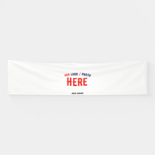 STILVOLLES MODERNES ANPASSBARES WEIßES VERIFIZIERT BANNER
