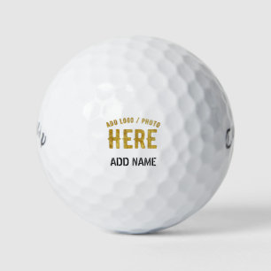 STILVOLLES MODERNES ANPASSBARES WEIßES VERIFIZIERT GOLFBALL