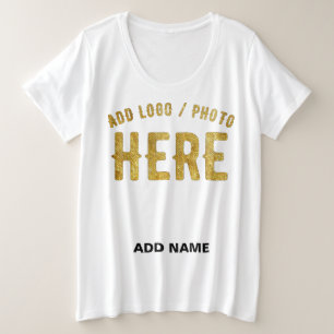 STILVOLLES MODERNES ANPASSBARES WEIßES VERIFIZIERT GROßE GRÖßE T-Shirt