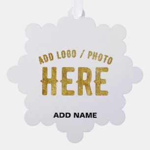 STILVOLLES MODERNES ANPASSBARES WEIßES VERIFIZIERT ORNAMENT KARTE