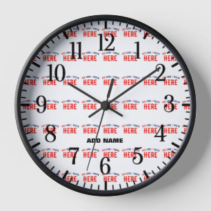 STILVOLLES MODERNES ANPASSBARES WEIßES VERIFIZIERT UHR