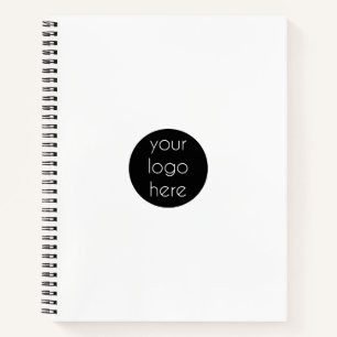 Stilvolles, modernes Berufliches Business-Logo Notizbuch