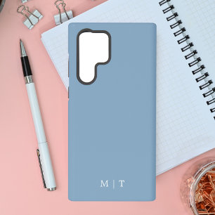 Stilvolles modernes einfaches pastellblaues samsung galaxy hülle