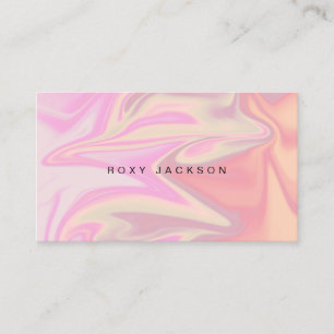 Stilvolles, modernes, elegantes Chick-holografisch Visitenkarte