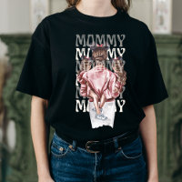 Stilvolles Mommy Loving Mutter und Tochter Geschen