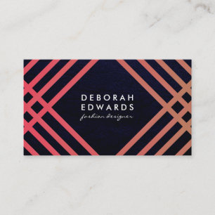 Stilvolles Muster mit moderner Textur Visitenkarte