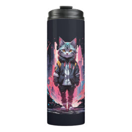 Stilvolles Niedliches Cat Design Thermosbecher
