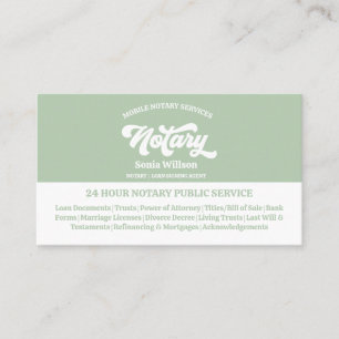 Stilvolles Notar- und Kreditgewerbegesetz für den Visitenkarte