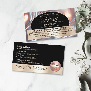 Stilvolles Notar- und Kreditgewerbegesetz für den Visitenkarte