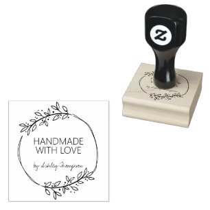 Stilvolles Personalisiertes Handgemacht Von Gummistempel