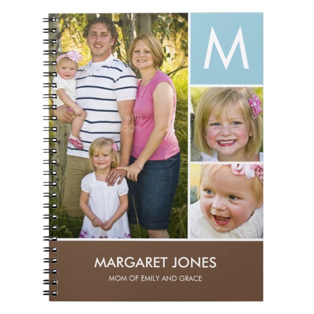 Stilvolles Personalisiertes Notebook Notizblock (Vorderseite)