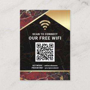Stilvolles Personalisiertes QR-Code Visitenkarte