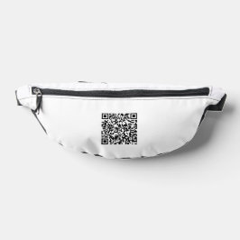 Stilvolles QR Code Fanny Pack für Promo-Anwendung Bauchtasche