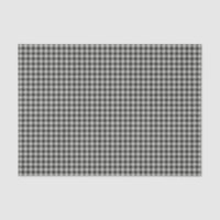 Stilvolles Retro Black and Gray Gingham Kariertes