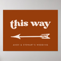 Stilvolles Retro Burnt Orange Wedding Richtung