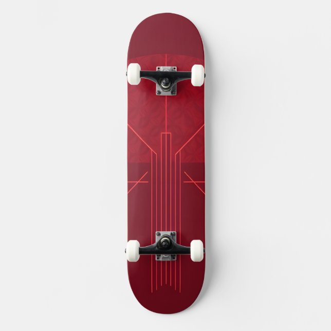 Stilvolles Retro-Grafik-Design Skateboard (Vorderseite)