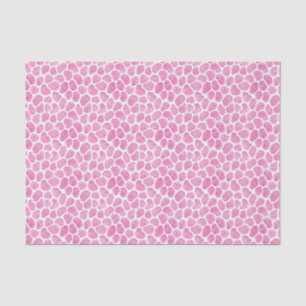 Stilvolles Rosa auf rosa Giraffenmuster Seidenpapier
