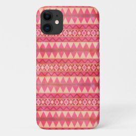 Stilvolles rosa Tribal-Muster Case-Mate iPhone Hülle
