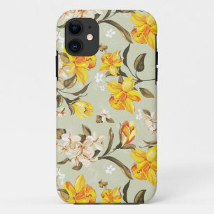 Stilvolles schönes helles Blumenmuster Case-Mate iPhone Hülle