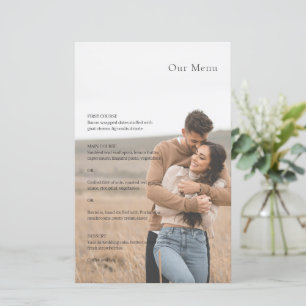 Stilvolles Schwarz-Weiß-Foto Modernes Hochzeitsmen