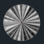 Stilvolles Schwarz-weiß-Grau-Silber-Muster Dartscheibe<br><div class="desc">... ..</div>
