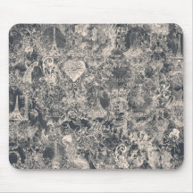 Stilvolles schwarzes Pariser Toile-Design