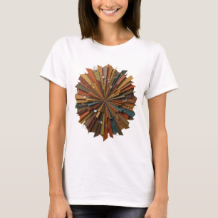 Stilvolles Silber ABSTRACTE KUNST Grafikdesign T-Shirt