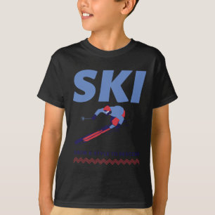 Stilvolles Skifahren an den Hängen T-Shirt