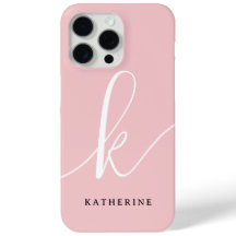Stilvolles Skript Blush Pink Case Mate