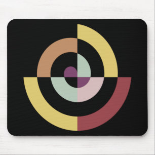Stilvolles Spiraldesign Mousepad