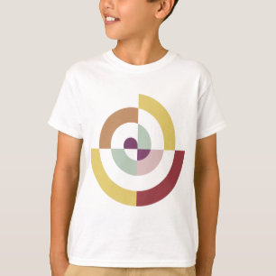 Stilvolles Spiraldesign T-Shirt