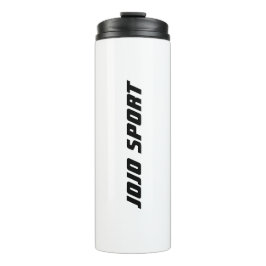 Stilvolles sportliches Design, schwarz-weiß JoJo S Thermosbecher