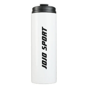 Stilvolles sportliches Design, schwarz-weiß JoJo S Thermosbecher
