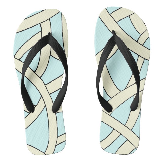 Stilvolles Stripes Fantasy Design Flip Flops (Fußbett)