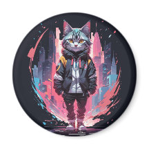 Stilvolles süßes Katzendesign